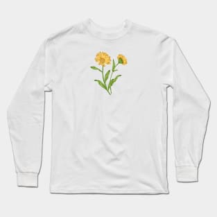 Calendula Plant 2 Botancial Long Sleeve T-Shirt